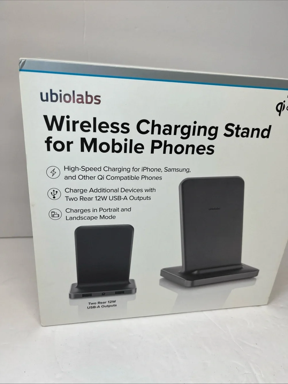AWC1040 OEM Ubiolabs Black Wireless Charger Dock Hub Mobile Phone sealed